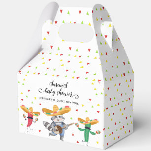 Fiesta Taco 'Bout A Baby Cactus Animal Baby Shower Favor Box