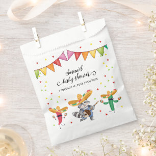 Fiesta Taco 'Bout A Baby Cactus Animal Baby Shower Favour Bag
