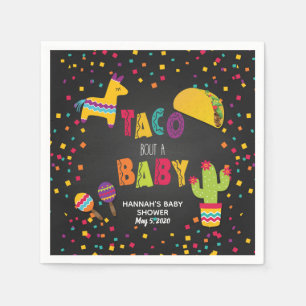 Fiesta Taco Bout a Baby Napkin - Customizable
