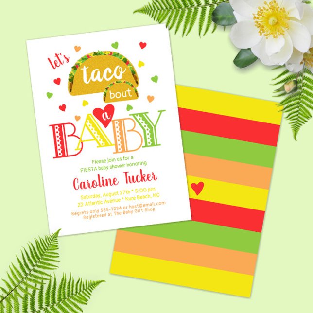 Fiesta Taco Bout a Baby shower Invitation (Créateur téléchargé)