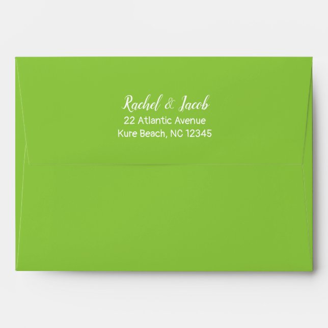 Fiesta Taco Bout Love Bridal Engagement Invitation Envelope (Back (Top Flap))