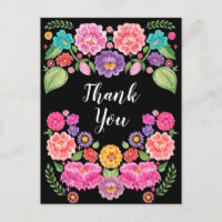 Fiesta Thank You Postcard