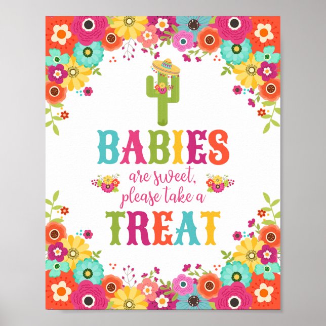 Fiesta Theme Dessert Table Poster (Front)