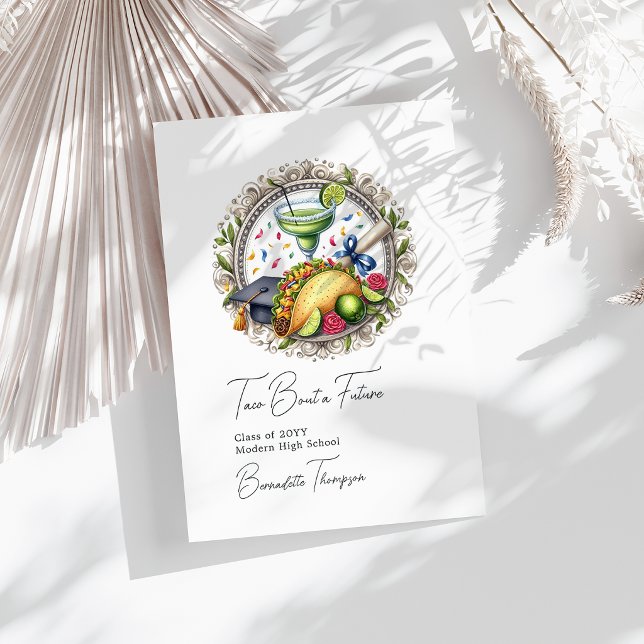 Fiesta Theme Taco ‘Bout a Future Graduation Photo Announcement (Fiesta Theme Taco ‘Bout a Future Graduation Photo Announcement)