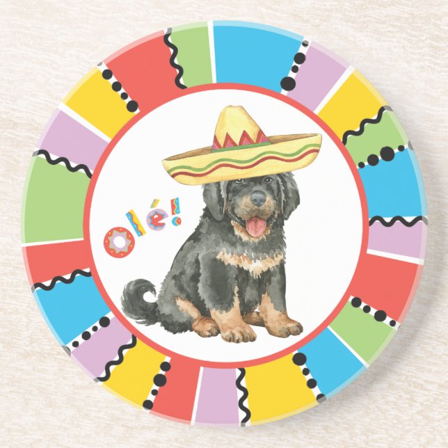 Fiesta Tibetan Mastiff Coaster (Front)