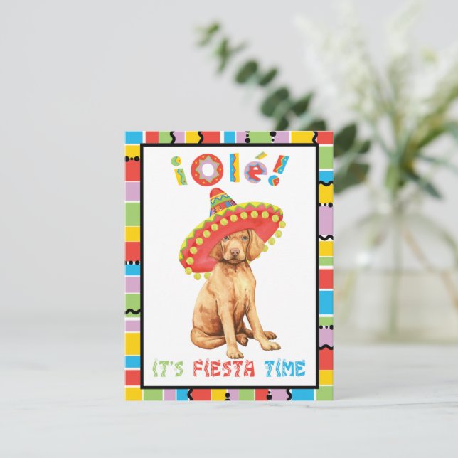 Fiesta Vizsla Invitation (Standing Front)