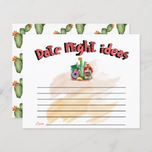 Fiesta   Watercolor Bridal Shower   Date Night