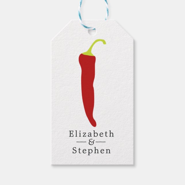 Fiesta Wedding Gift Tags (Front)