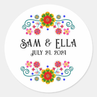 Fiesta Wedding Stickers - Customize for your event