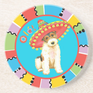 Fiesta Wire Fox Terrier Coaster