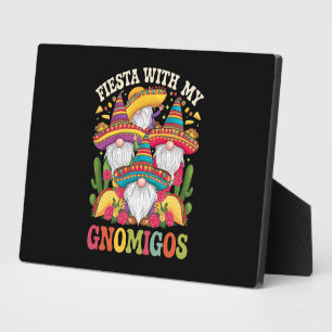 Fiesta With My Gnomigos Gnome Cinco De Mayo Plaque