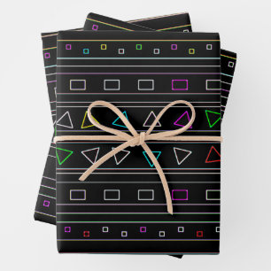 Fiesta Wrapping Paper Flat Sheet Set of 3