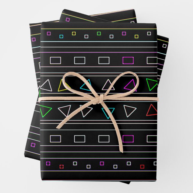 Fiesta Wrapping Paper Flat Sheet Set of 3 (In situ)