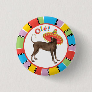 Fiesta Xolo 1 Inch Round Button