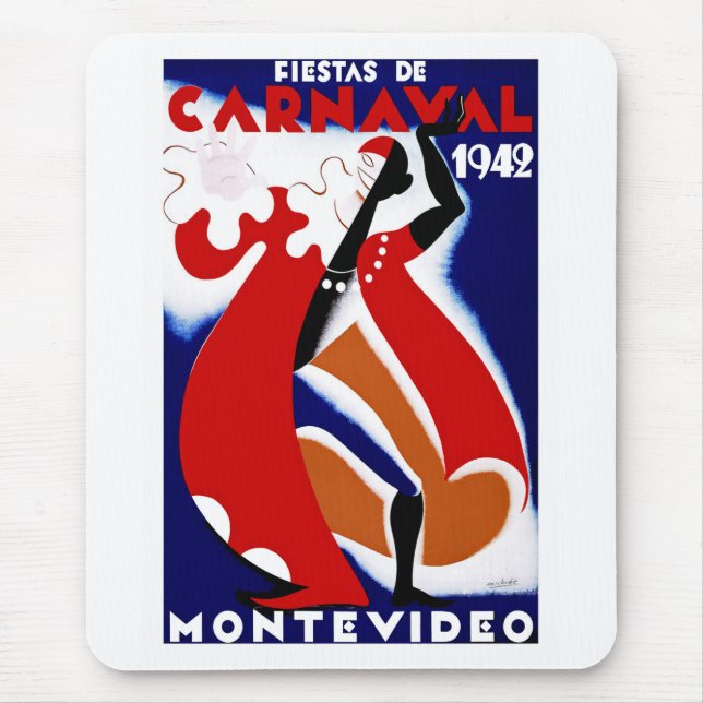 Fiestas de Carnaval ~ Montevideo Mouse Pad (Front)