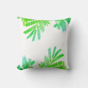 Fièvre Arbre Vert Feuille Coussin Jeu Oreiller