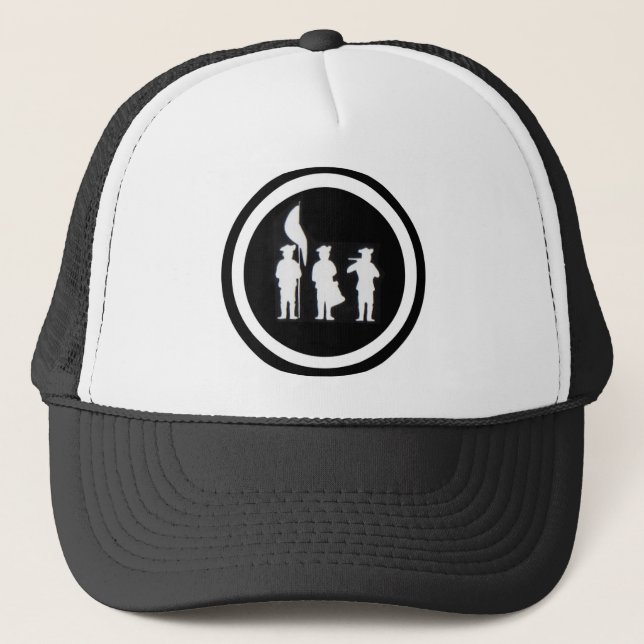 Fife and Drum Corps Silhouette Apparel Trucker Hat (Front)