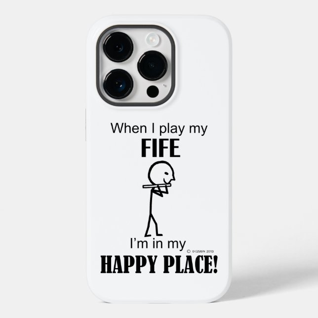 Fife Happy Place Coque-Mate coque iphone (Verso)