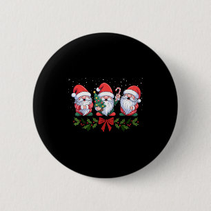 Fife Life Christmas Gnome Holiday Winter Xmas 2 Inch Round Button
