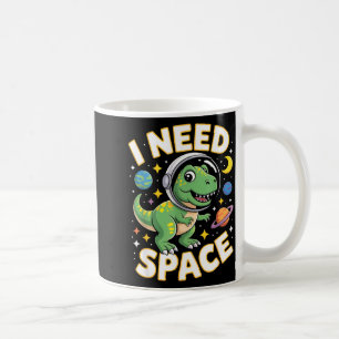 Fife Life I Need Space T-rex Astronaut Outterspace Coffee Mug
