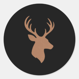 Fife Life My Family Tree Has A Stand In It Deer Hu Classic Round Sticker