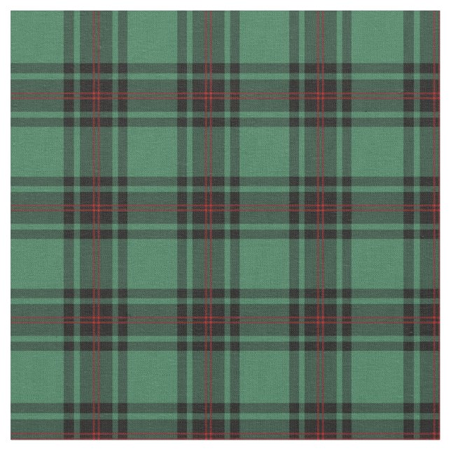 Fife Scotland District Tartan Fabric (Close Up)