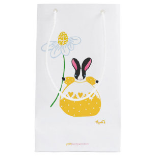 Fifi Daisy Bunny Small Gift Bag