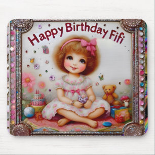 FIFI ~ Sweet Little Girl ~ Mouse Pad