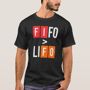 Fifo Lifo Math Accountant Finance Cpa Bookkeeper   T-Shirt