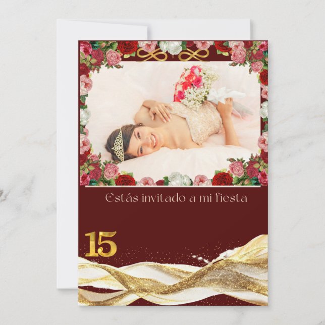 Fifteen Years Invitation (Front)