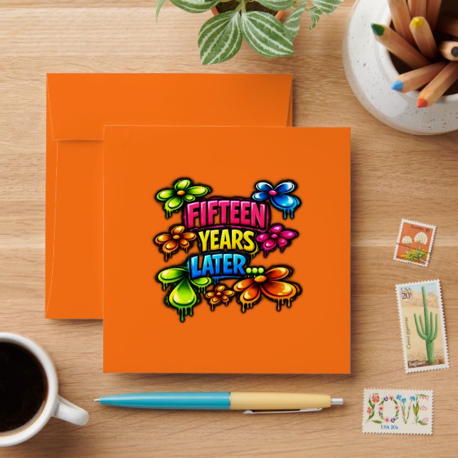 Fifteen Years Later Envelope (Desk)