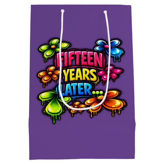 Fifteen Years Later Medium Gift Bag (Back)