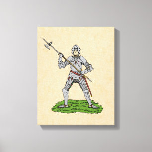 Fifteenth Century English Knight Canvas Print