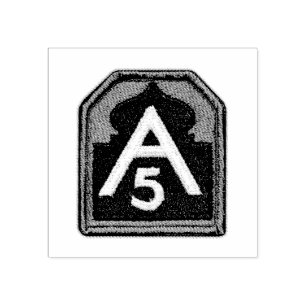 Fifth 5th Army Veterans Vets Northern Command Rubber Stamp
