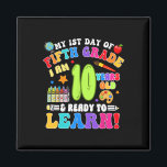 Fifth 5th Grade First Day Of School Boys Girls  Magnet<br><div class="desc">Fifth 5th Grade First Day Of School Boys Girls</div>