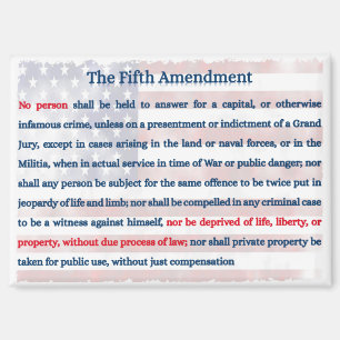 Fifth Amendment Magnet