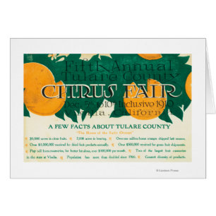 Fifth Annual Tulare County Citrus Fair Promotion