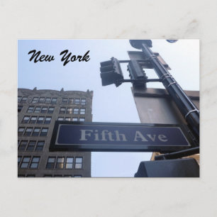 fifth ave postcard