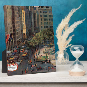 Fifth Avenue by John Falter Plaque