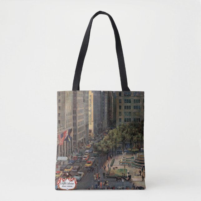 Fifth Avenue by John Falter Tote Bag (Front)