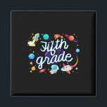Fifth Grade Astronaut Planets Space Back To School Magnet<br><div class="desc">Fifth Grade Astronaut Planets Space Back To School Kids</div>