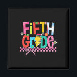 Fifth Grade Back To School 5th Grade Coquette Teac Magnet<br><div class="desc">Fifth Grade Back To School 5th Grade Coquette Teachers Girls</div>