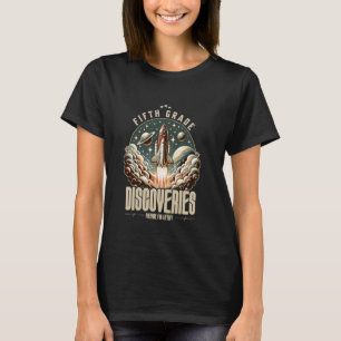 Fifth Grade Back To School Space Rocket Astronaut T-Shirt