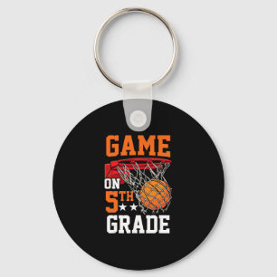 Fifth Grade Game On Sketll Ck To School 5th Grade  Keychain