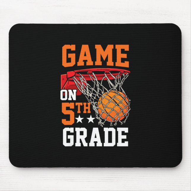 Fifth Grade Game On Sketll Ck To School 5th Grade  Mouse Pad (Front)