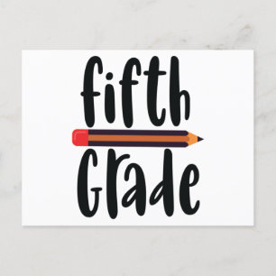 Fifth Grade Postcard