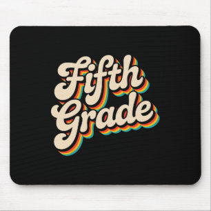 Fifth Grade Retro Teacher Mouse Pad