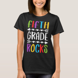 Fifth Grade Rocks 5th Grade Back To School T-Shirt