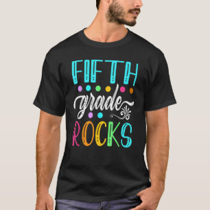 Fifth Grade Rocks Team 5th Grade Teacher Kids Boy T-Shirt
