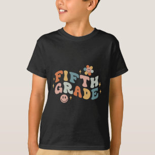 Fifth Grade Teacher Back To School Retro 5th Grade T-Shirt